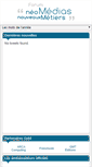 Mobile Screenshot of neomedias-nouveauxmetiers.com